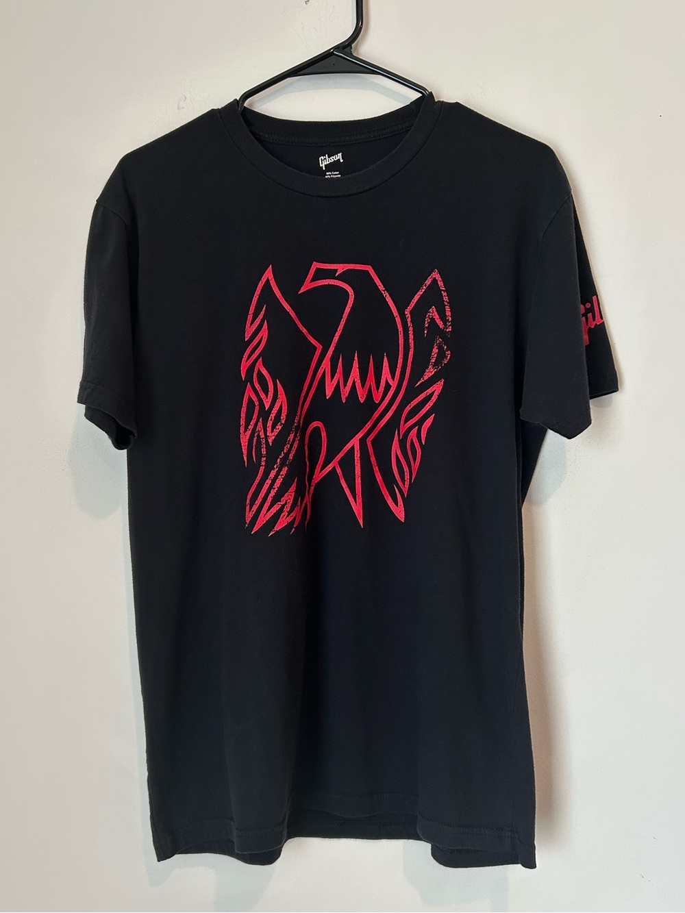 Gibson Large Black and Red T-shirt